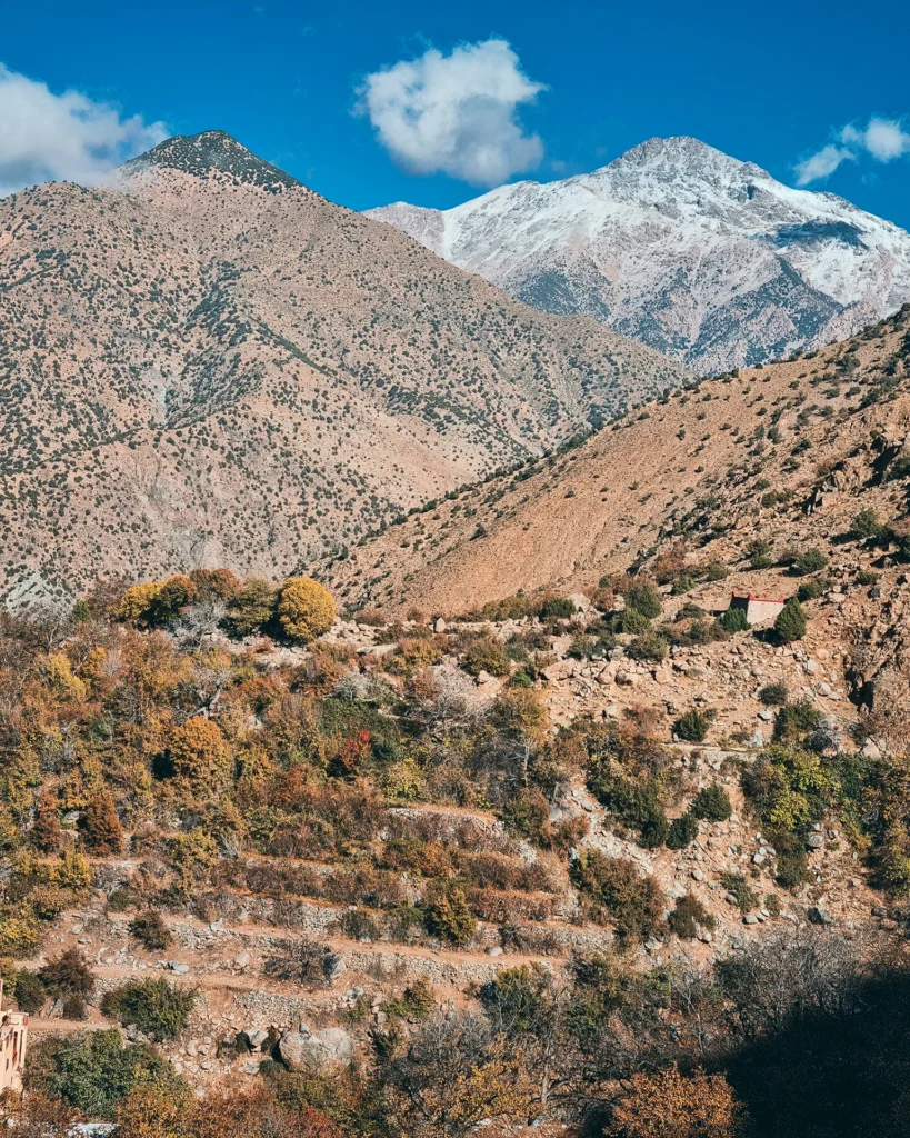 La vallée de l'Ourika, un havre de verdure à 30 km de Marrakech.